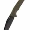 SOG TRIDENT FX, OD GREEN, STRAIGHT EDGE, Feststehendes Messer