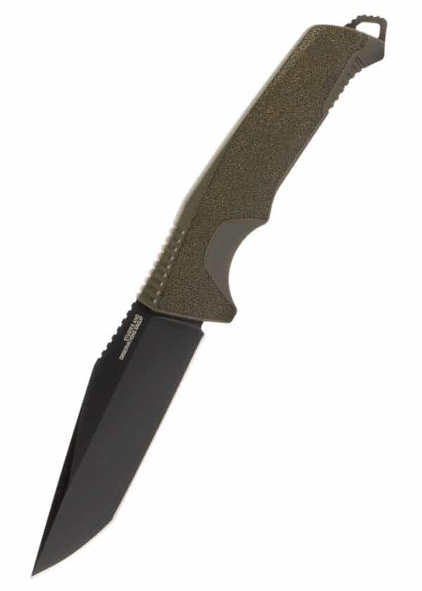 SOG TRIDENT FX, OD GREEN, STRAIGHT EDGE, Feststehendes Messer
