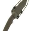 SOG TRIDENT FX, OD GREEN, STRAIGHT EDGE, Feststehendes Messer
