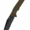 SOG TRIDENT FX, OD GREEN, PARTIALLY SERRATED, Feststehendes Messer