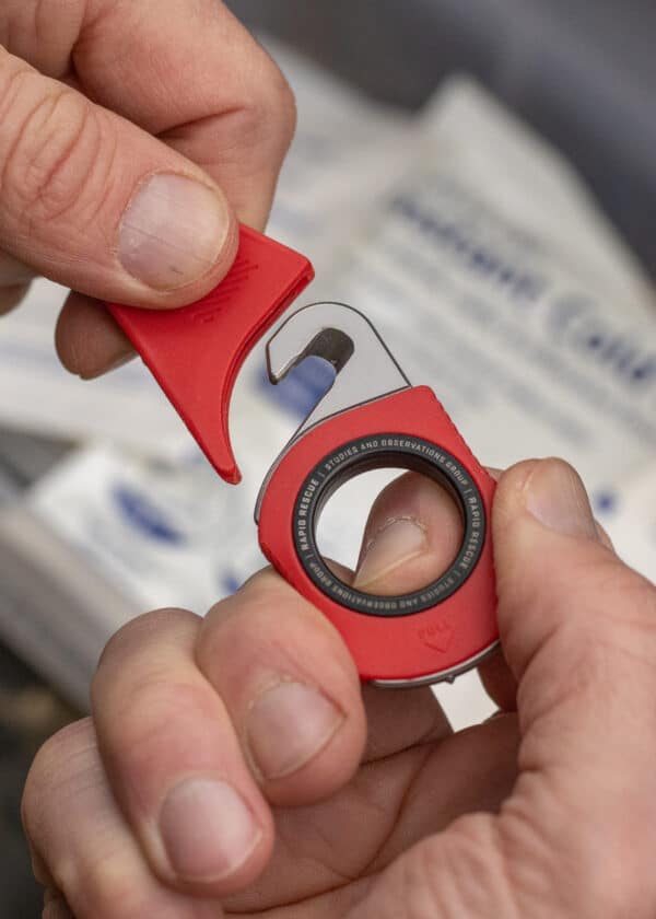 SOG RAPID RESCUE, RESCUE RED, Nôž s pevnou čepeľou