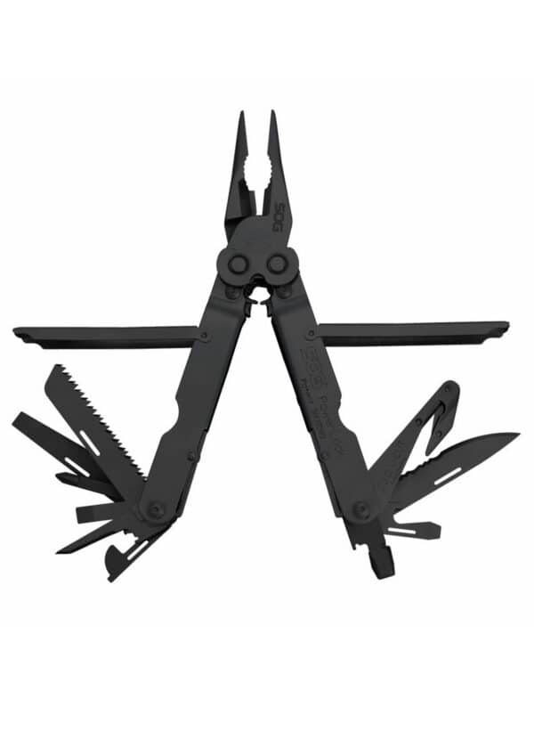 SOG POWERLOCK EOD W-V-CUTTER, BLACK OXIDE, Multitool