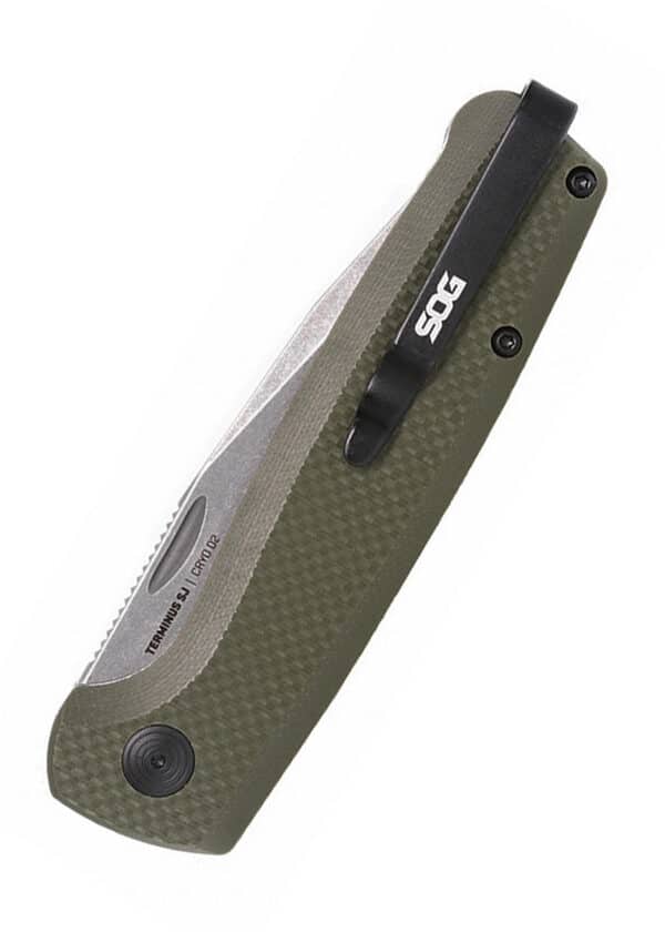 SOG TERMINUS SJ, OD GREEN, Taschenmesser