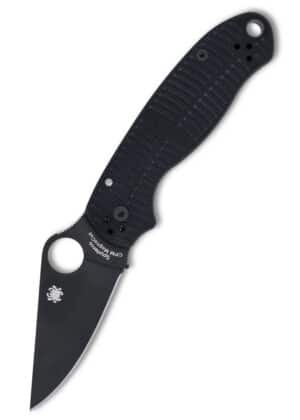 Spyderco Para 3 SALT, G10, Magnacut, All Black, Taschenmesser
