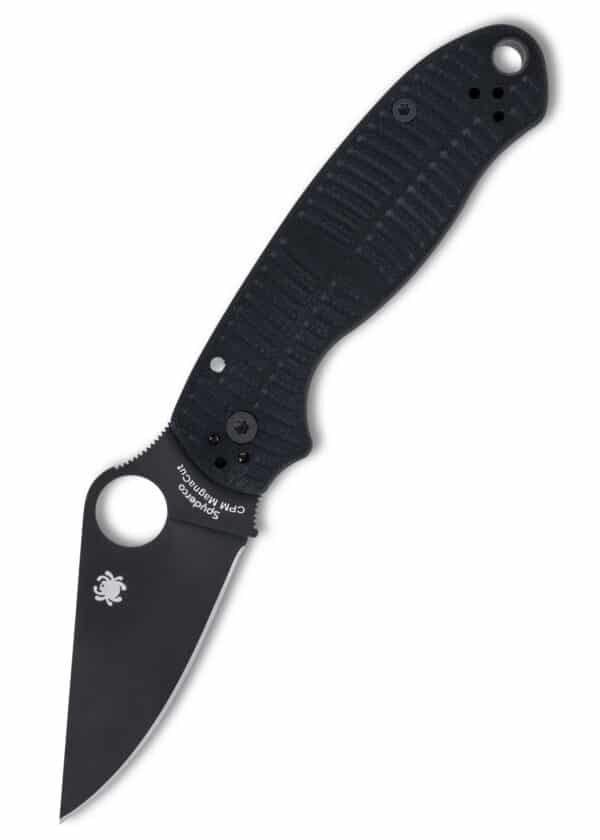 Spyderco Para 3 SALT, G10, Magnacut, All Black, Taschenmesser