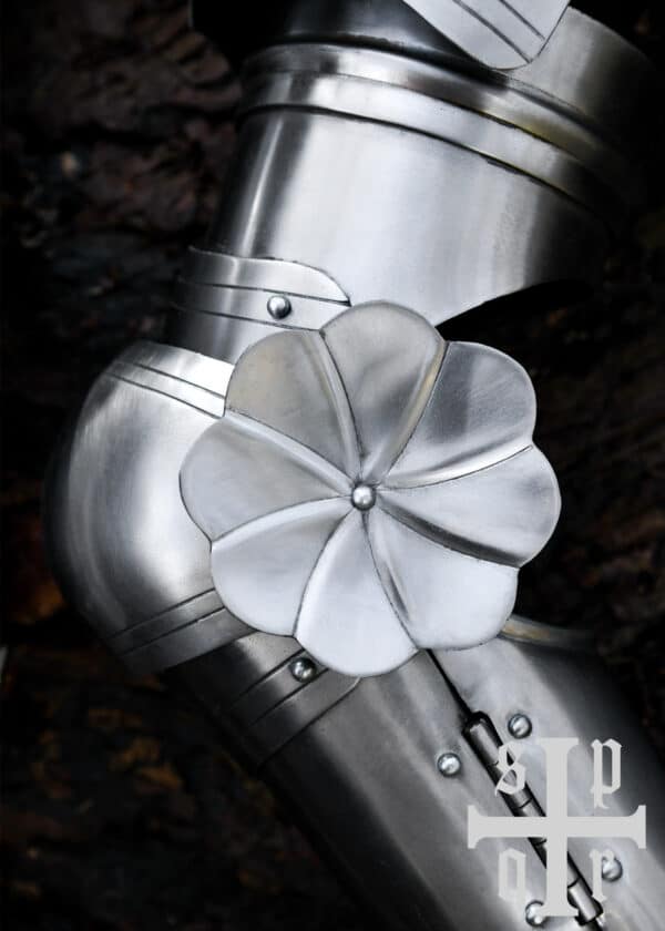 Gotisches Armzeug, 16. Jh., 1,6 mm Stahl, Paar