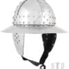 Eisenhut mit Spangen und Wangenklappen, 14. Jh., 1,6 mm Stahl