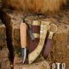 Malý vikingský nôž, uhlíková oceľ, Fibelmesser