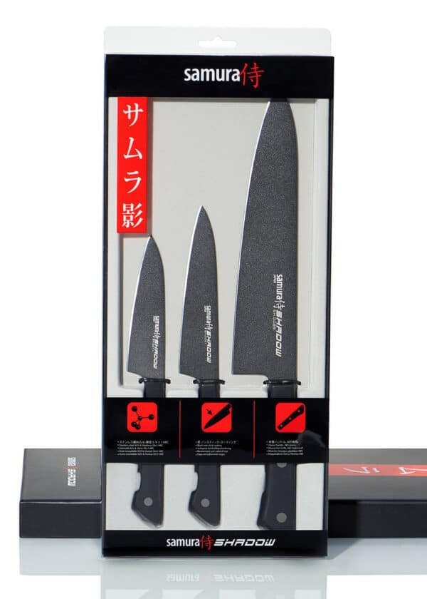 Samura Shadow 3-teiliges Messerset