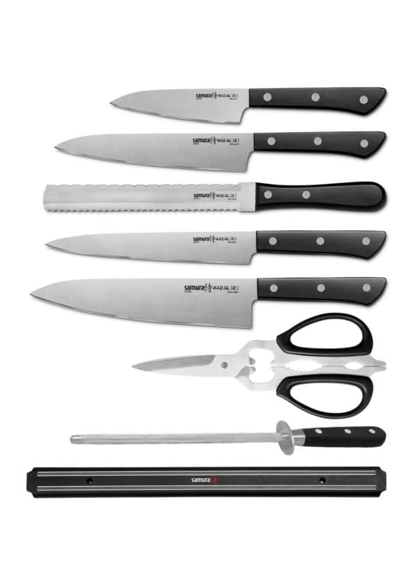 Samura Harakiri Super Set, 8-teiliges Küchenmesser-Set