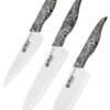 Samura INCA, Set aus 3 Küchenmessern, Keramik-Messer