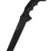 Honshu Aizu Ring Fighter Tanto mit Scheide, schwarz