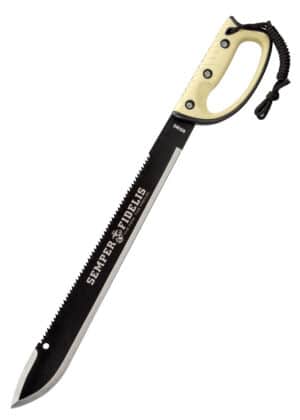 USMC Semper FI Sawback Machete