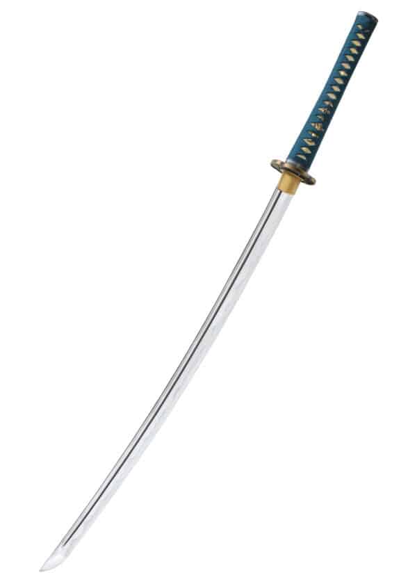 Shikoto Hammer-Forged Longquan Master Teal Katana