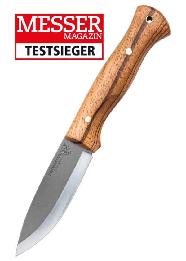 Bushcraft Explorer Knife mit Leder-Scheide