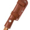 Bushcraft Explorer Knife mit Leder-Scheide