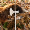 Schlachtaxt mit Hammer