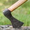 Wikinger-Axt aus Stahl, handgeschmiedet, Typ A