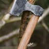 Wikinger-Axt aus Stahl, handgeschmiedet, Typ D