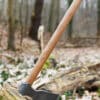 Wikinger-Axt aus Stahl, handgeschmiedet, Typ F