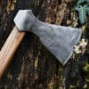 Wikinger-Axt aus Stahl, handgeschmiedet, Typ F