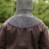 Kettenhaube mit quadratischem Mundschutz, ID8mm