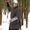 Kettenhemd Haubergeon aus Federstahl, ID 8 mm, unbehandelt