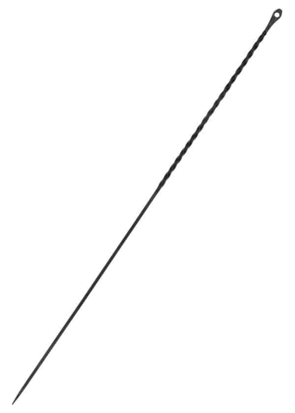 Oceľová tyč pre stredoveký tábor, tordovaná, 170 cm