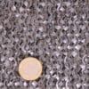 FRR Kettenbrünne, Flachring vernietet, ID 8mm, runde Nietköpfe, unbehandelt