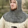 Kettenhaube, Flachring mit Keilnieten, ID 8mm, unbehandelt