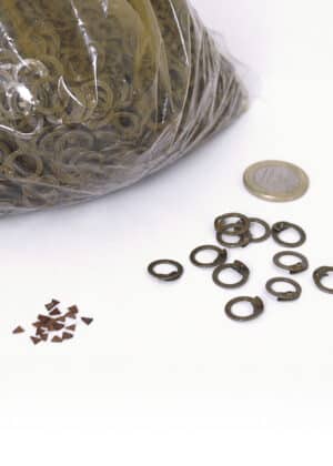 FRW 1kg balenie voľných krúžkov krúžkovej zbroje na nitovanie, ID8mm, neupravené