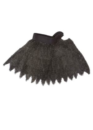 FWM Kettenbrünne für Helme, Flachring mit Keilnieten, ID 8mm, gezackt