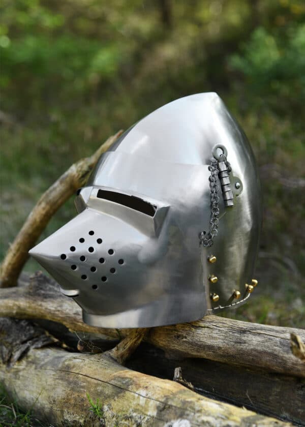 Hundsgugel, ca. 1390, 2 mm Stahl