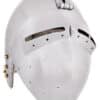 Deutsche Beckenhaube mit Visier, Schaukampf, 2 mm Stahl