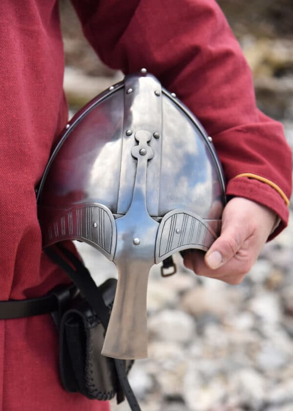 Wikinger Spangenhelm, 2 mm Stahl