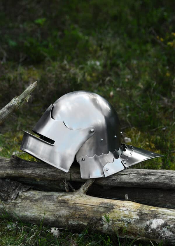 Gotischer Schaller, ca. 1480, 2 mm Stahl