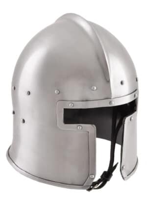 Italienischer Barbuta, ca. 1440, 2 mm Stahl
