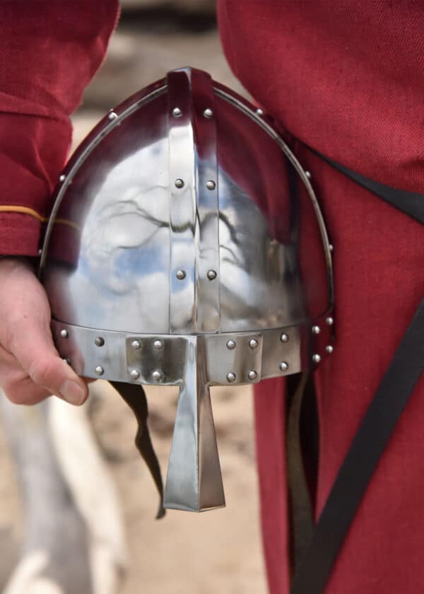Normannischer Spangenhelm, 2 mm Stahl