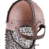 Der Gjermundbu Helm mit vernieteter Brünne, 2 mm Stahl
