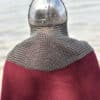Vendelzeitlicher Spangenhelm mit Kettenbrünne, schaukampftauglich