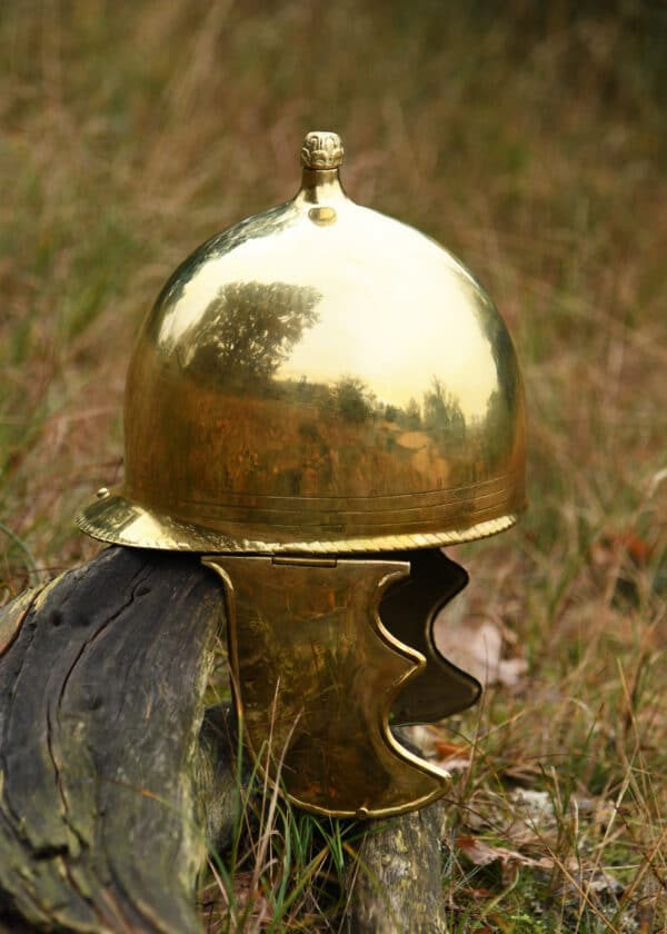 Republikanischer Montefortino-Helm, Messing, ca. 1,2 mm