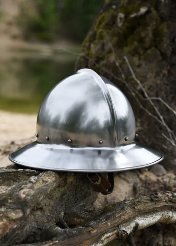 Eisenhut, Mittelalter Helm für Schaukampf, 2 mm Stahl, versch. Größen