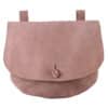 Gürteltasche aus Leder, halbrund