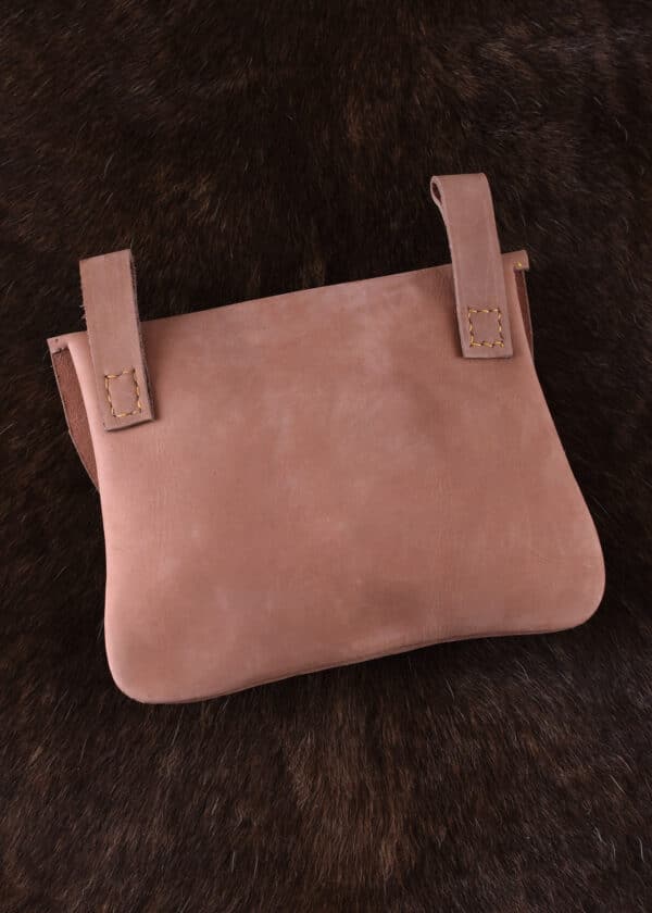 Gürteltasche aus Leder, rechteckig
