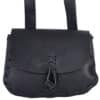 Mittelalter-Ledertasche, Schwarz