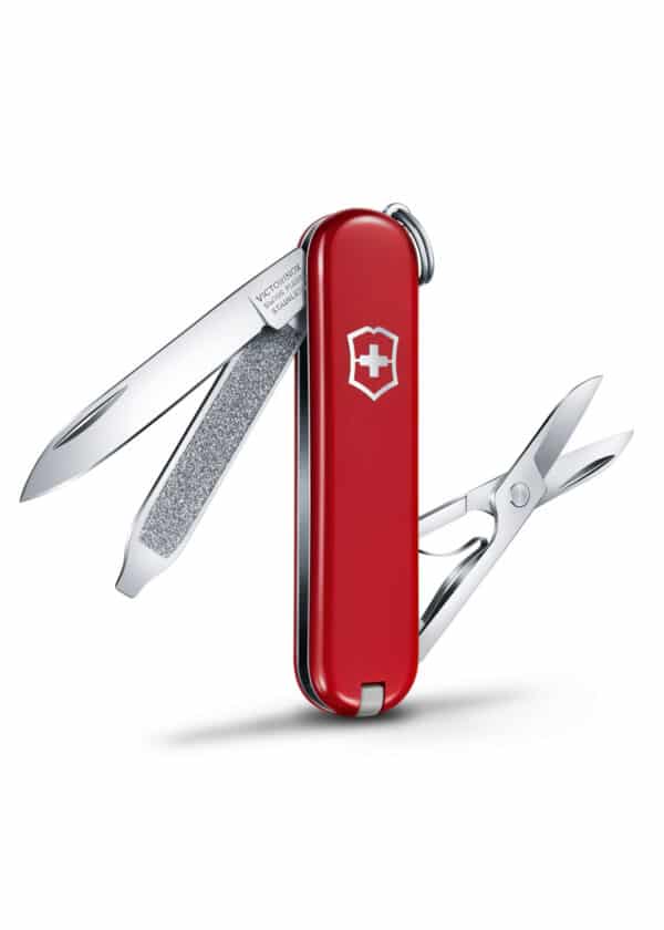 Malé vreckové náradie Classic SD, červené