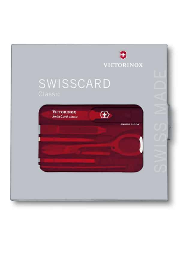 Swiss Card Classic, červený, Victorinox