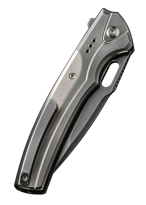WE Knife EXCITON LTD POLISHED GRAY TITAN, Taschenmesser