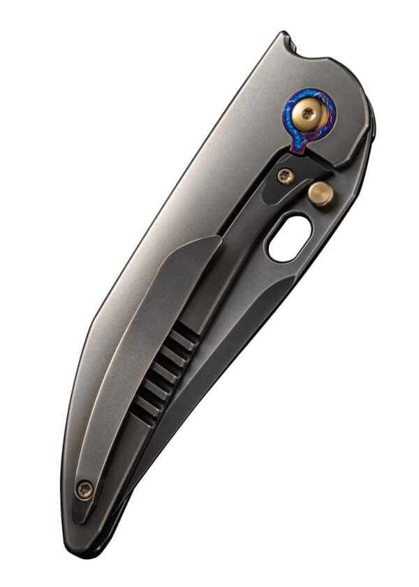 We Knife ATTOR GRAY TITANIUM POLISHED; Taschenmesser