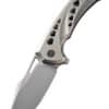 We Knife SWIFTFIN BEAD BLASTED TITANIUM SATIN, Taschenmesser
